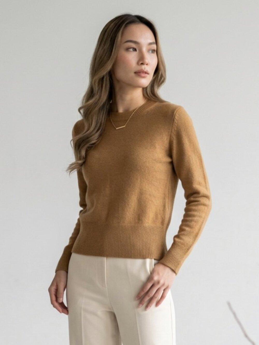 BANANA REPUBLIC FACTORY | Camel Knit Sweater Sz XXS